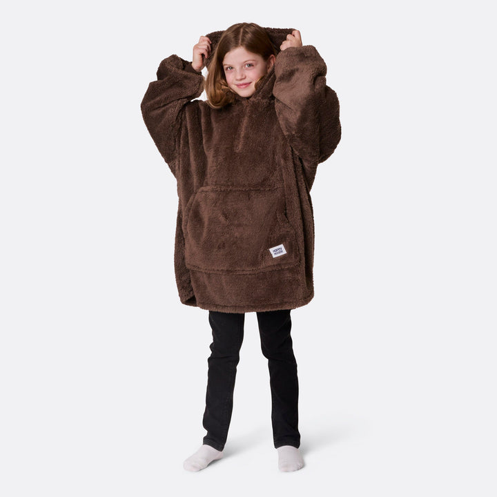 Bruine Teddy HappyHoodie voor Kinderen