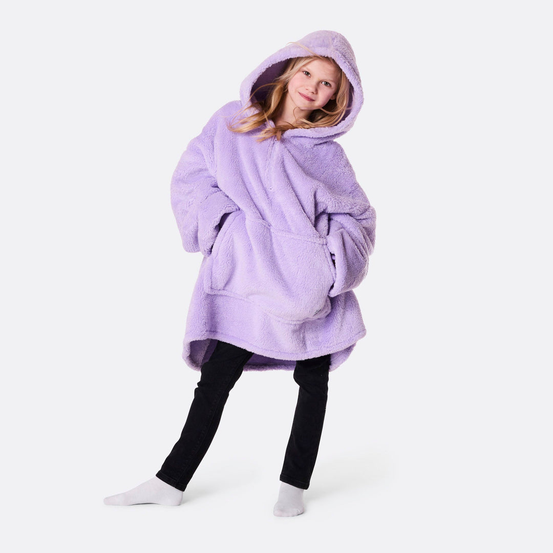 Lavendel Teddy HappyHoodie voor Kinderen