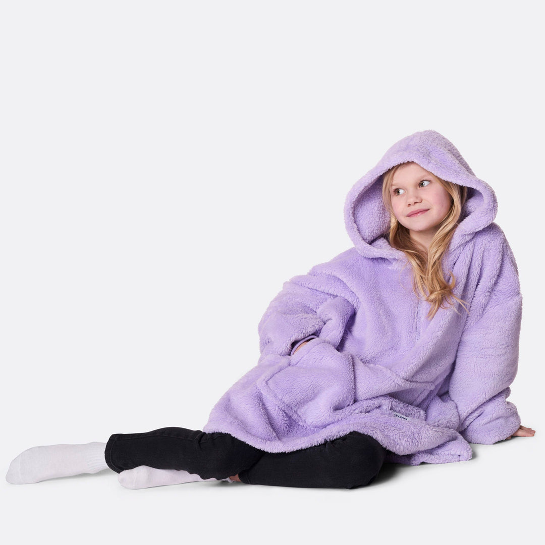 Lavendel Teddy HappyHoodie voor Kinderen