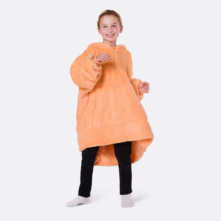Perzik Teddy HappyHoodie voor Kinderen