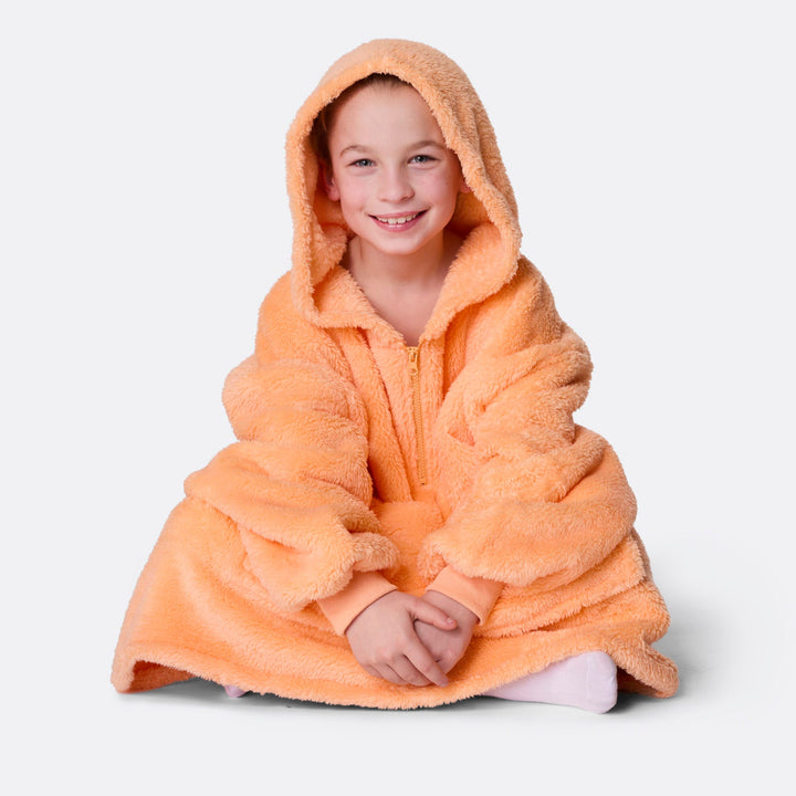 Perzik Teddy HappyHoodie voor Kinderen