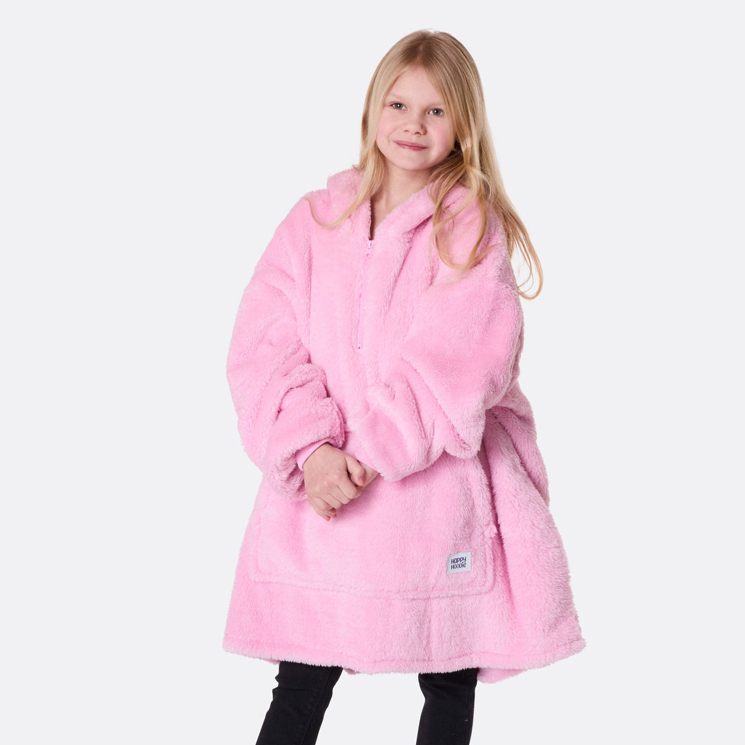 Roze Teddy HappyHoodie voor Kinderen
