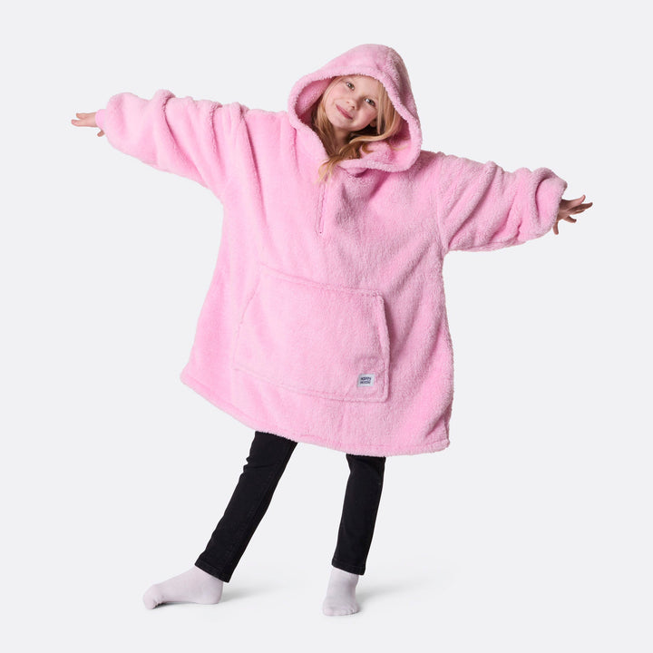 Roze Teddy HappyHoodie voor Kinderen
