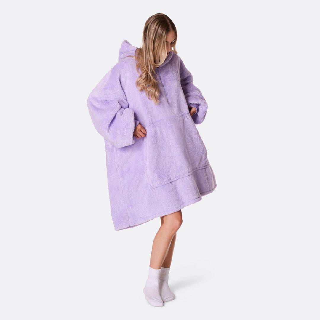 Lavendel Teddy HappyHoodie