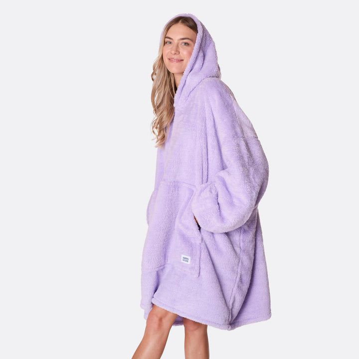 Lavendel Teddy HappyHoodie
