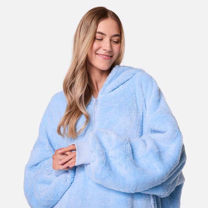 Blauwe Teddy HappyHoodie