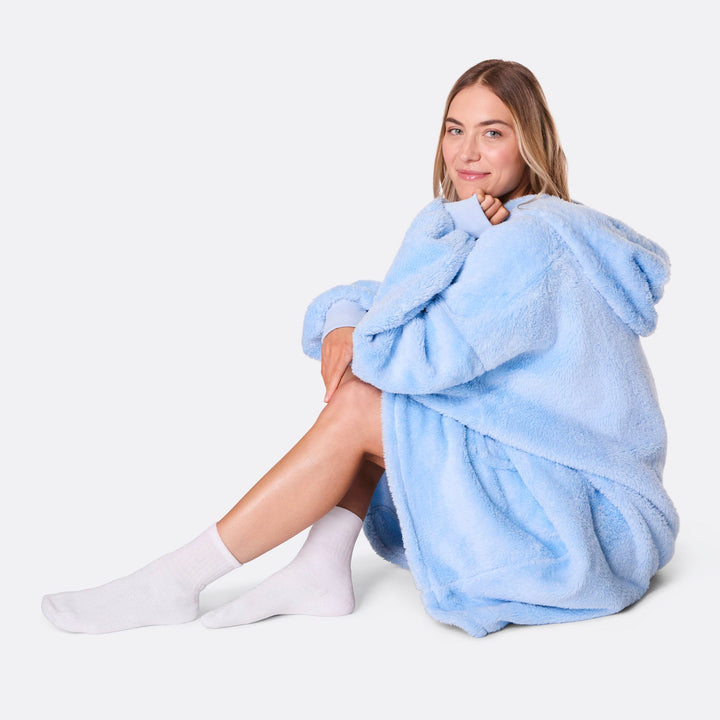 Blauwe Teddy HappyHoodie