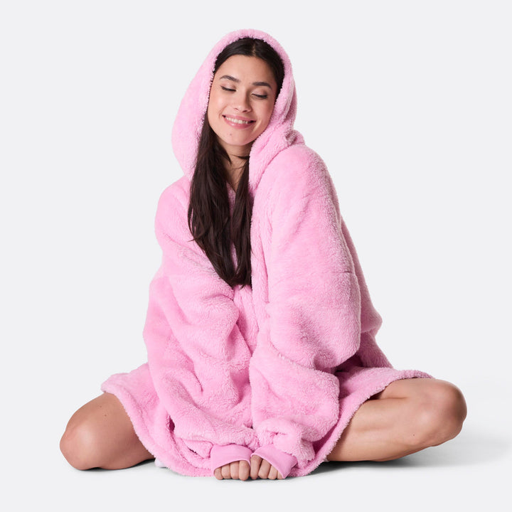 Roze Teddy HappyHoodie