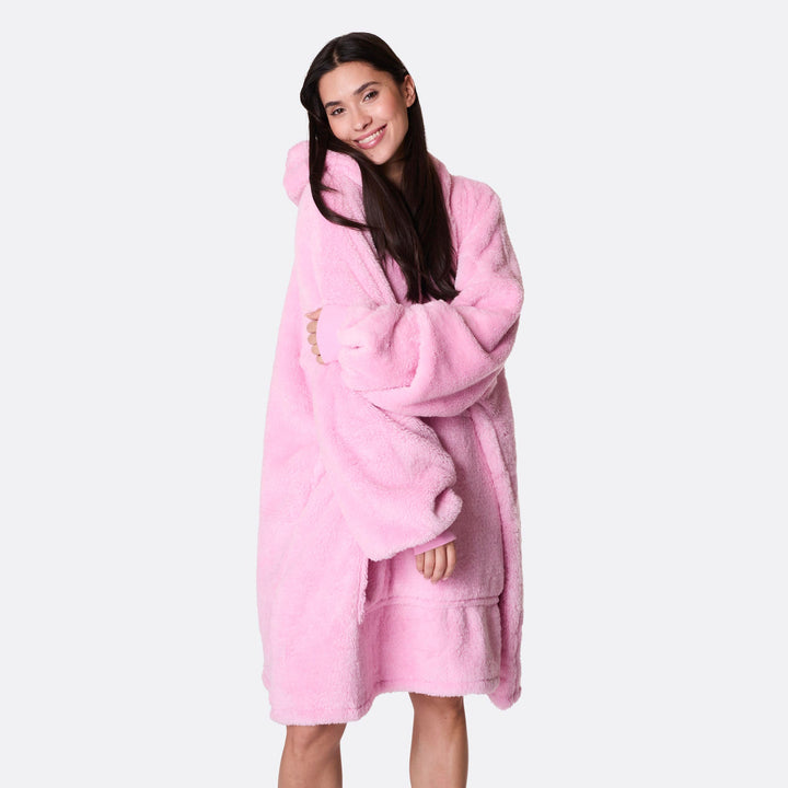 Roze Teddy HappyHoodie