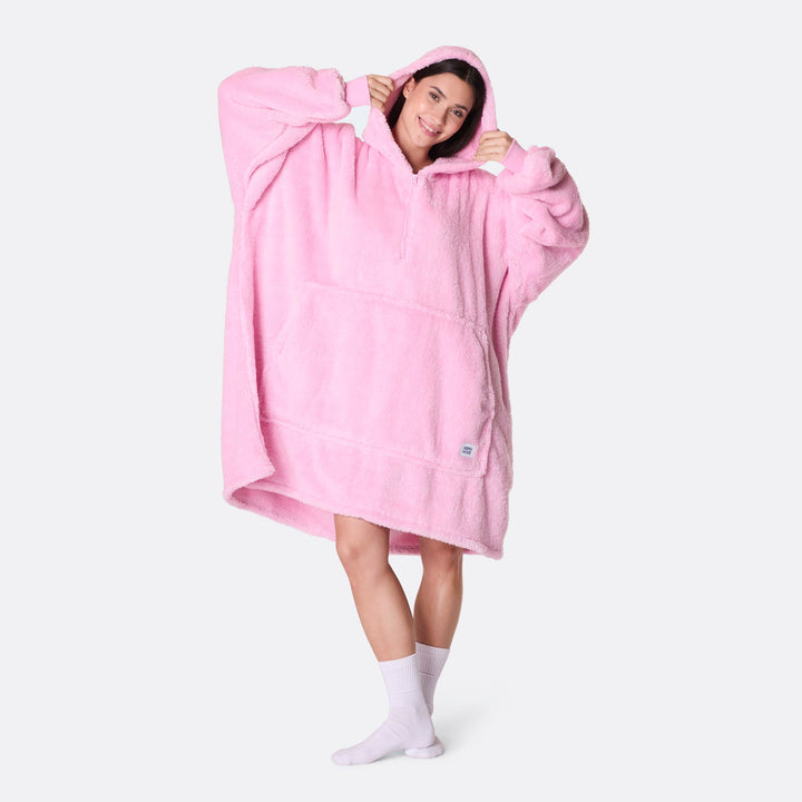 Roze Teddy HappyHoodie