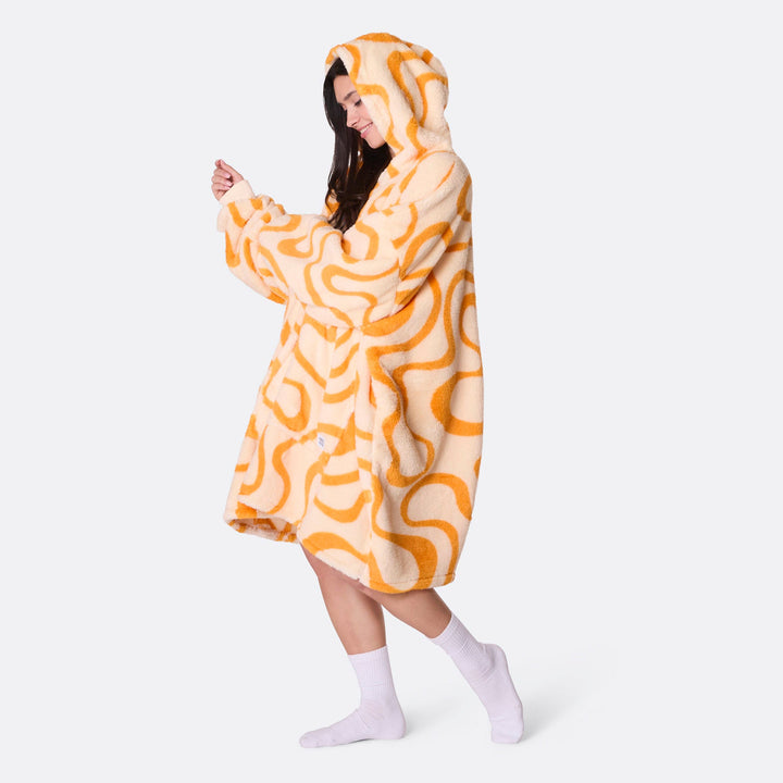 Gele Golven Teddy HappyHoodie