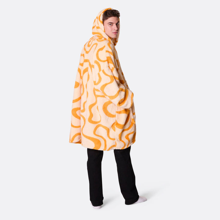 Gele Golven Teddy HappyHoodie