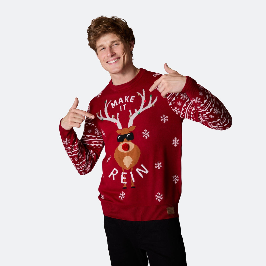 Make It Rein Kersttrui Heren