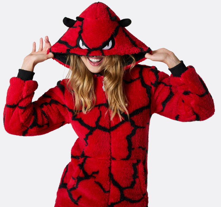Duivel Onesie Dames