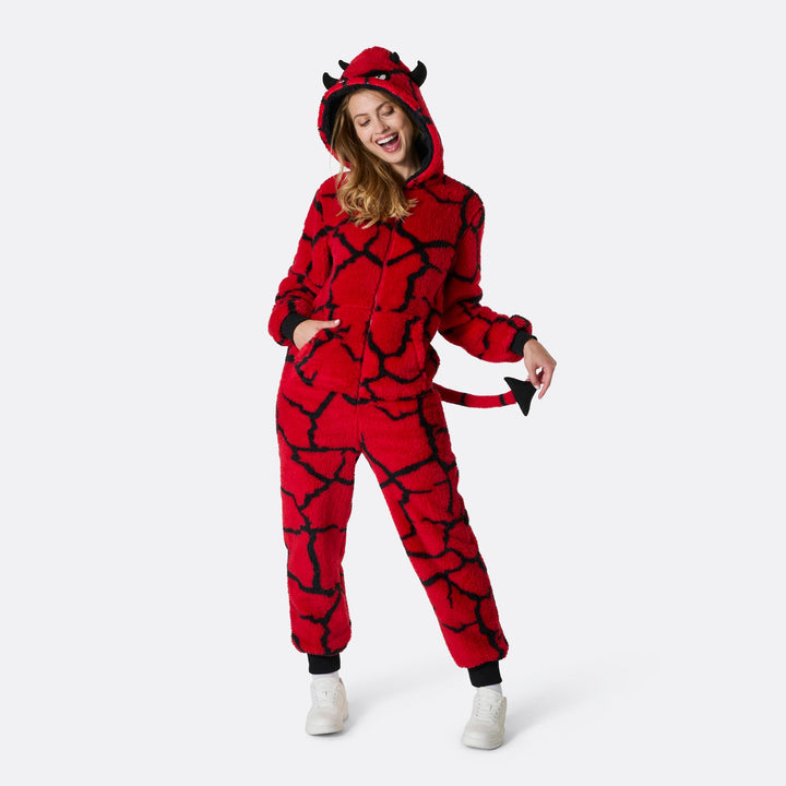 Duivel Onesie Dames