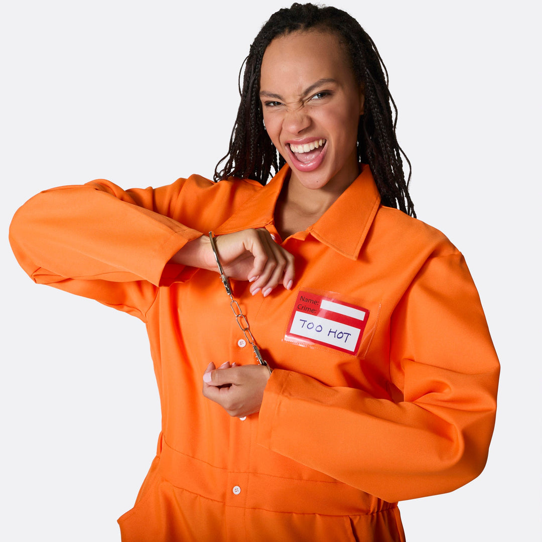 Spooktacular Creations Prisoner Jumpsuit Heren Oranje Gevangenis Ontsnapte Gevangene Gevangene Gevangenis Overall, Kostuum voor Halloween Dress Up Party Cosplay (Medium Spooktacular Creations Prisoner Jumpsuit Heren Oranje Gevangenis Ontsnapte Gevangene Gevangene Gevangenis Overall, Kostuum voor Halloween Dress Up Party Cosplay (Medium