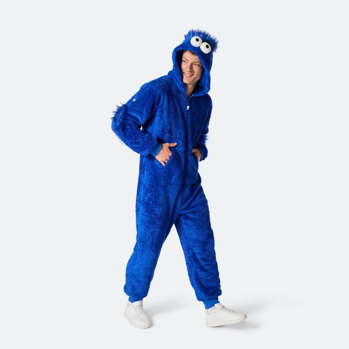 Blauwe Monster Onesie Heren