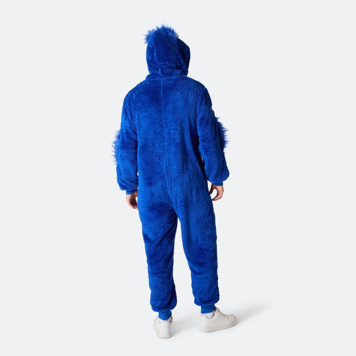 Blauwe Monster Onesie Heren