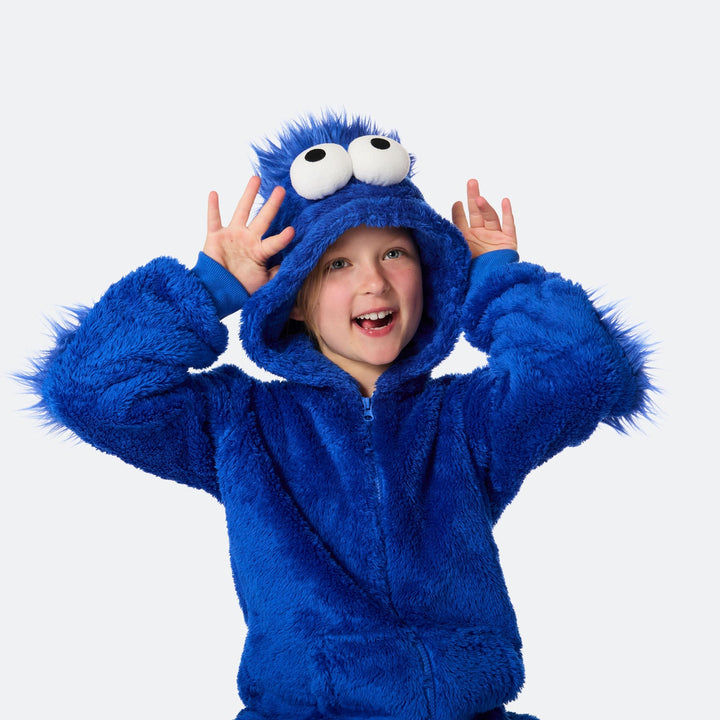 Blauwe Monster Onesie voor Kinderen