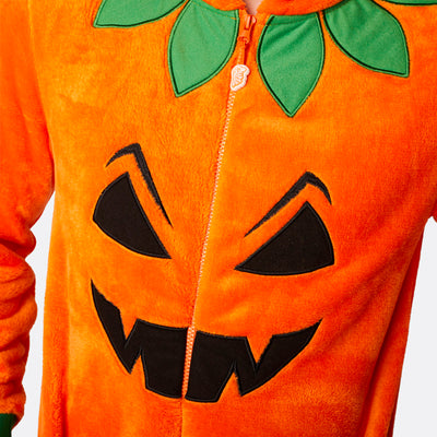 Pompoen Halloween Onesie Heren