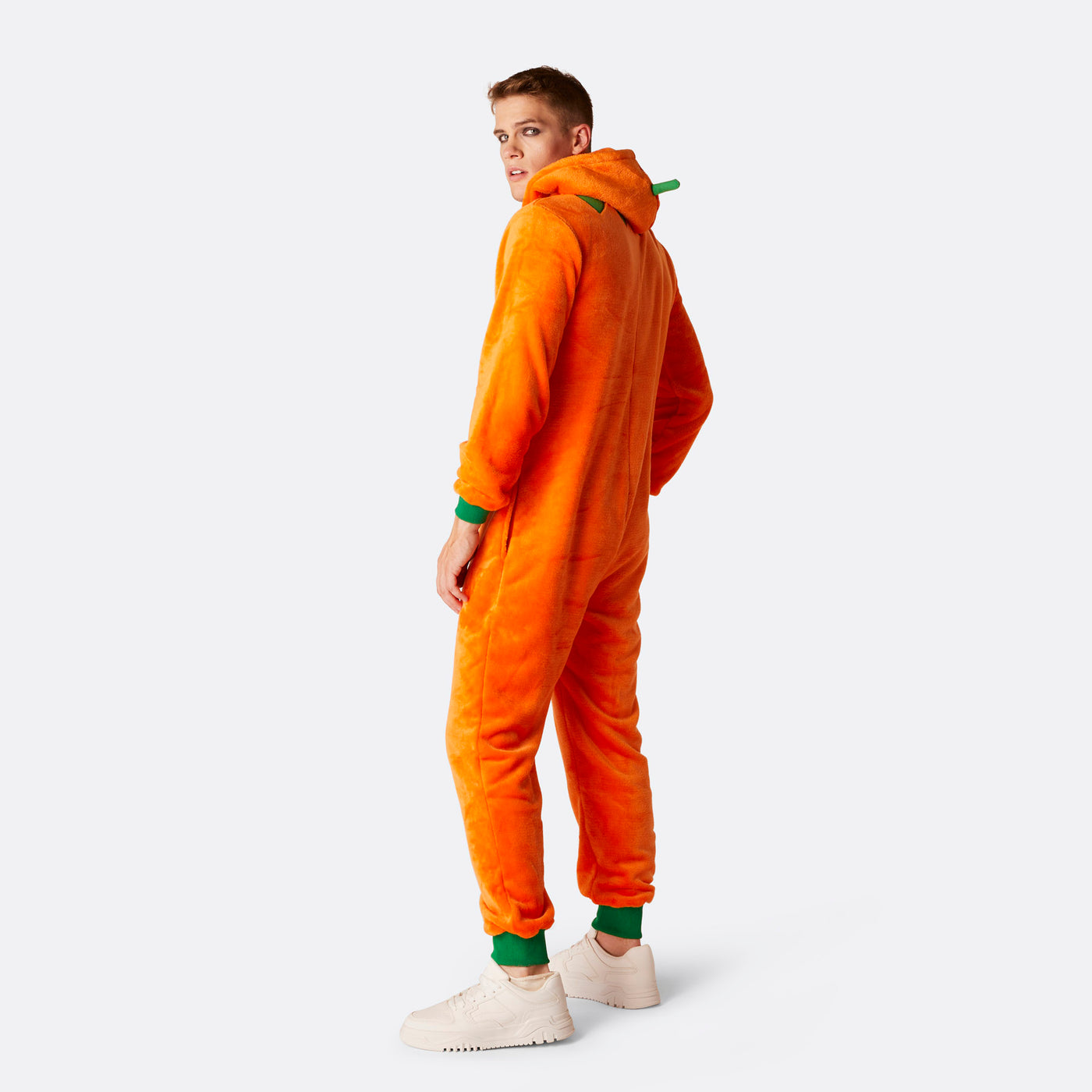 Pompoen Halloween Onesie Heren