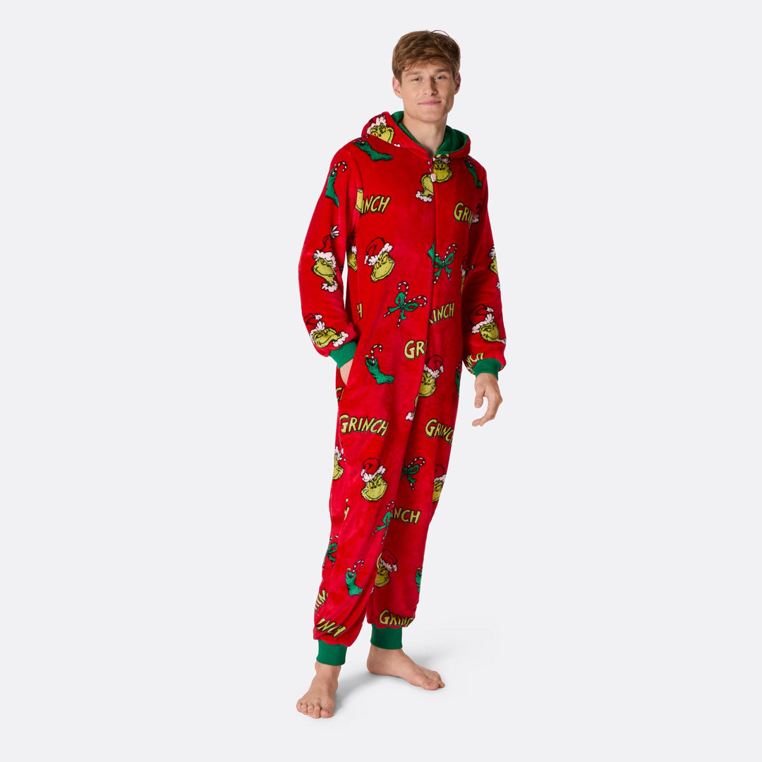 The Grinch Onesie Heren