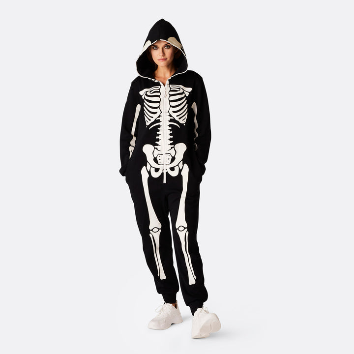 Halloween Skelet Onesie Dames