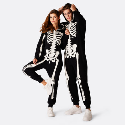 Halloween Skelet Onesie Dames