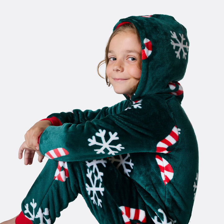 Groene Hohoho Onesie Kinderen