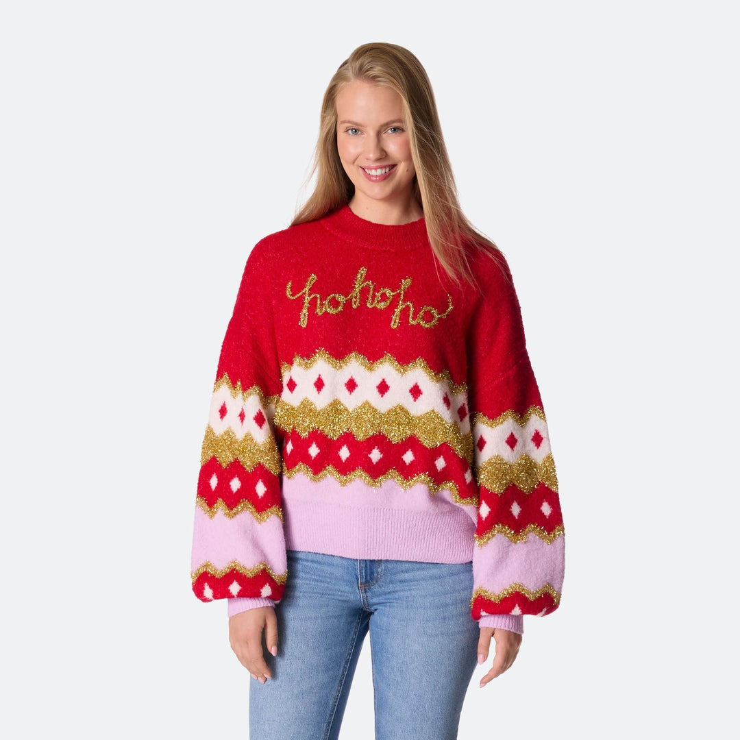 Hohoho Oversized Kersttrui Dames