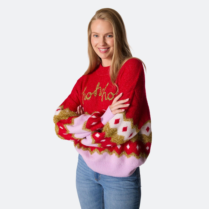 Hohoho Oversized Kersttrui Dames