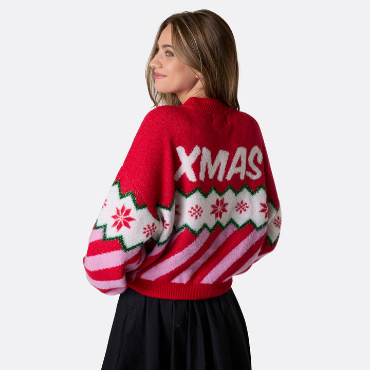Merry Xmas Oversized Kersttrui Dames