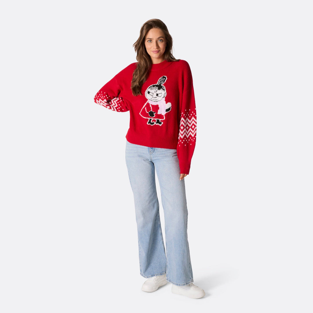 Kleine Mie Oversized Kersttrui Dames