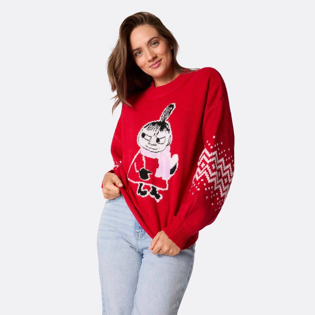 Kleine Mie Oversized Kersttrui Dames