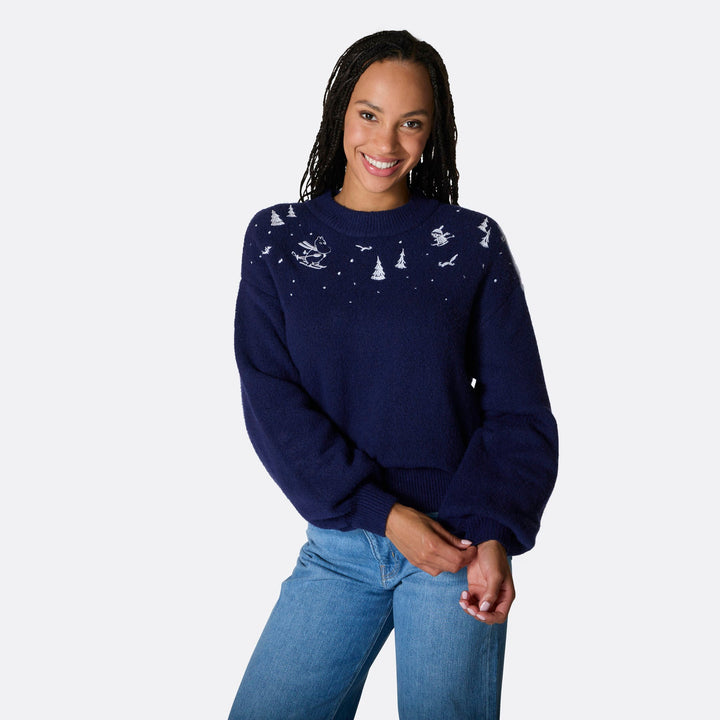 Moemins Oversized Kersttrui Dames