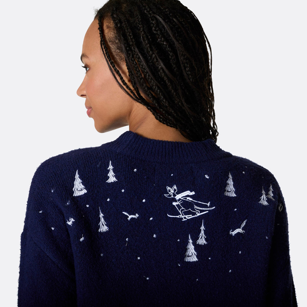 Moemins Oversized Kersttrui Dames