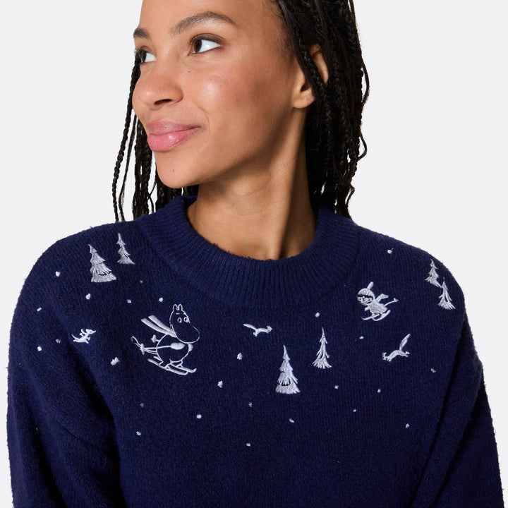 Moemins Oversized Kersttrui Dames