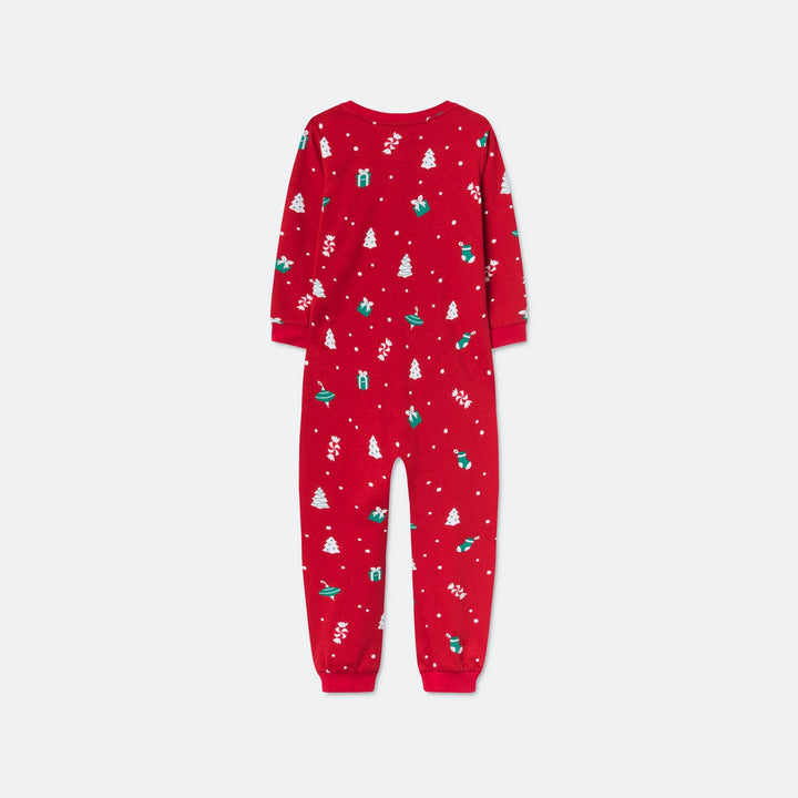 Rode Kerstversiering Overall Kerstpyjama voor Kinderen
