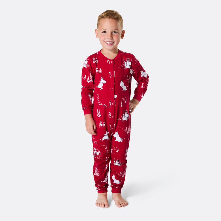 Moemins Overall Kerstpyjama Voor Kinderen