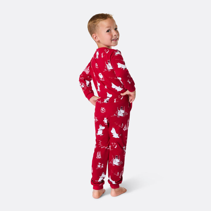 Moemins Overall Kerstpyjama Voor Kinderen