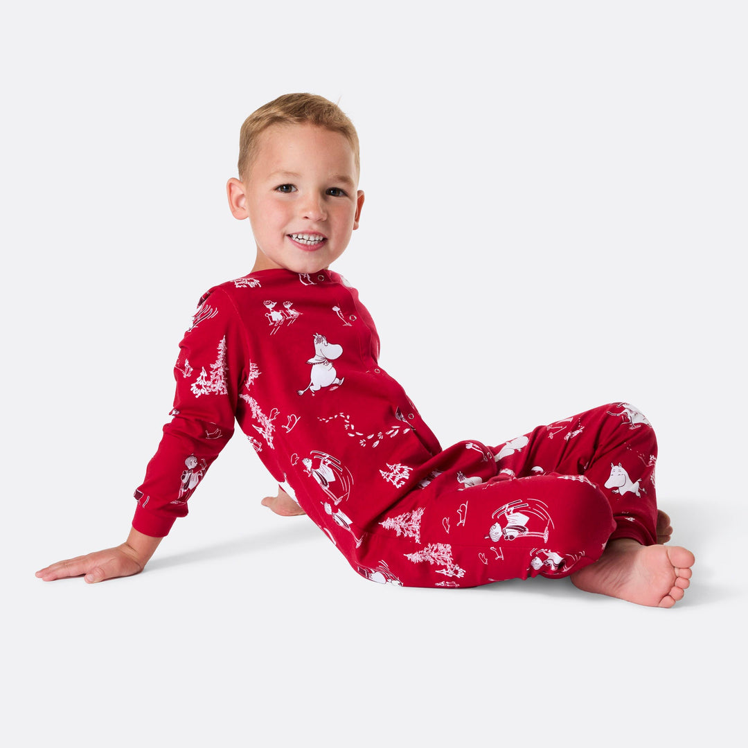 Moemins Overall Kerstpyjama Voor Kinderen
