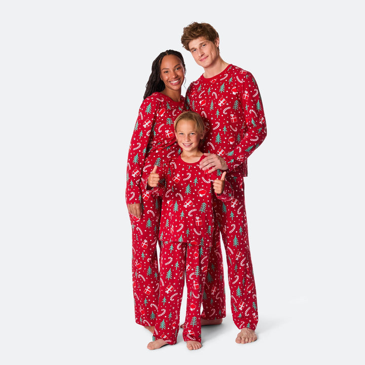 Rode Kerstpatroon Kerstpyjama voor Kinderen