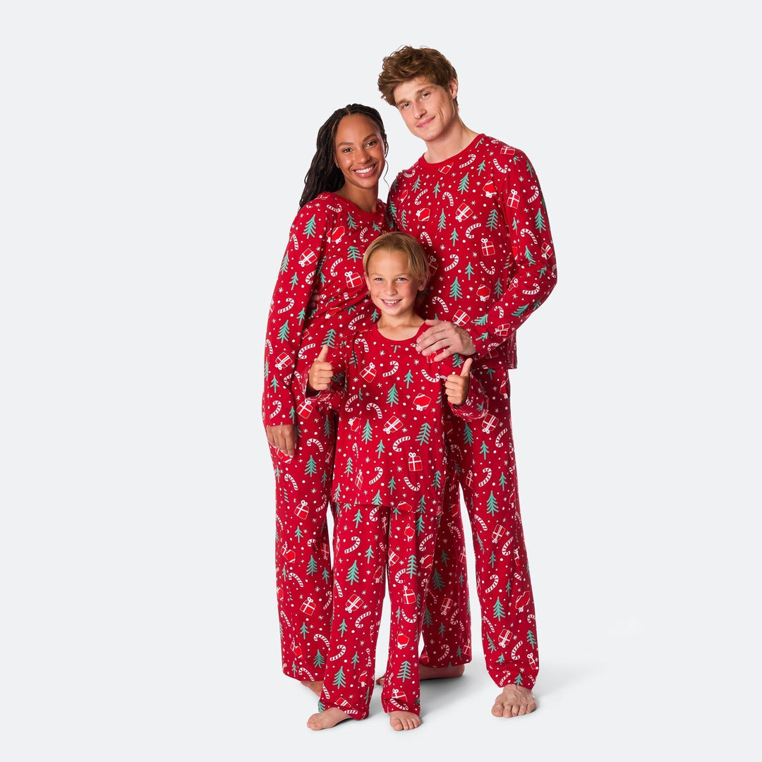 Rode Kerstpatroon Kerstpyjama voor Kinderen