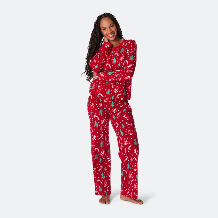 Rode Kerstpatroon Kerstpyjama&