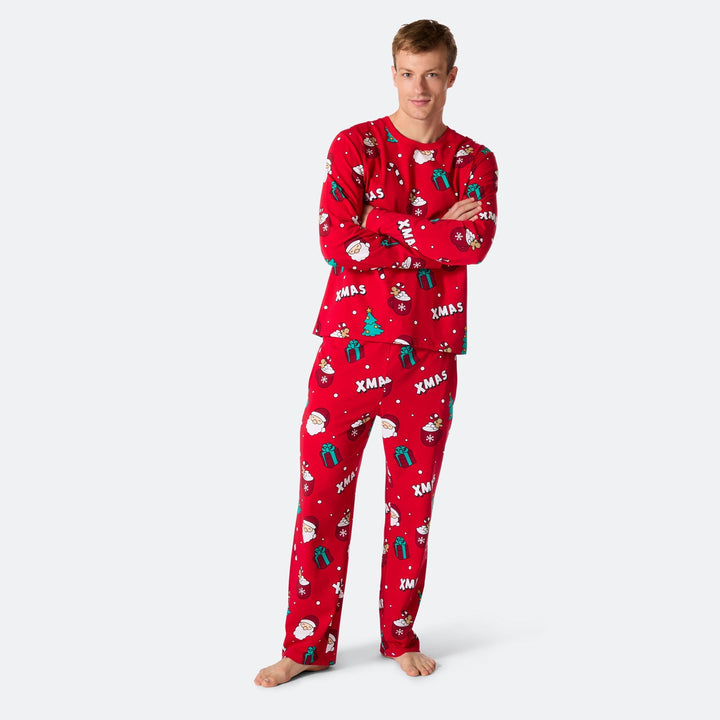 Rode Xmas Kerstpyjama Heren