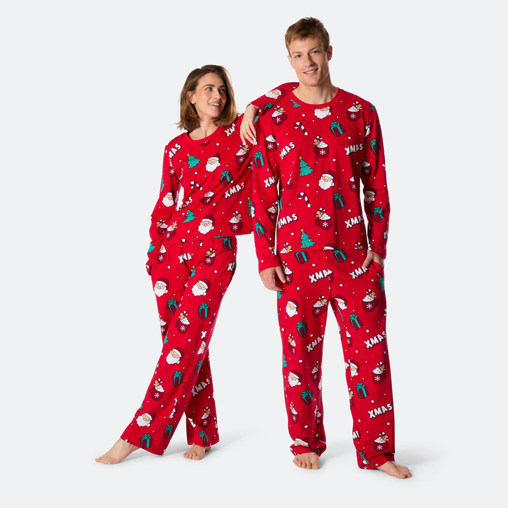 Rode Xmas Kerstpyjama Heren