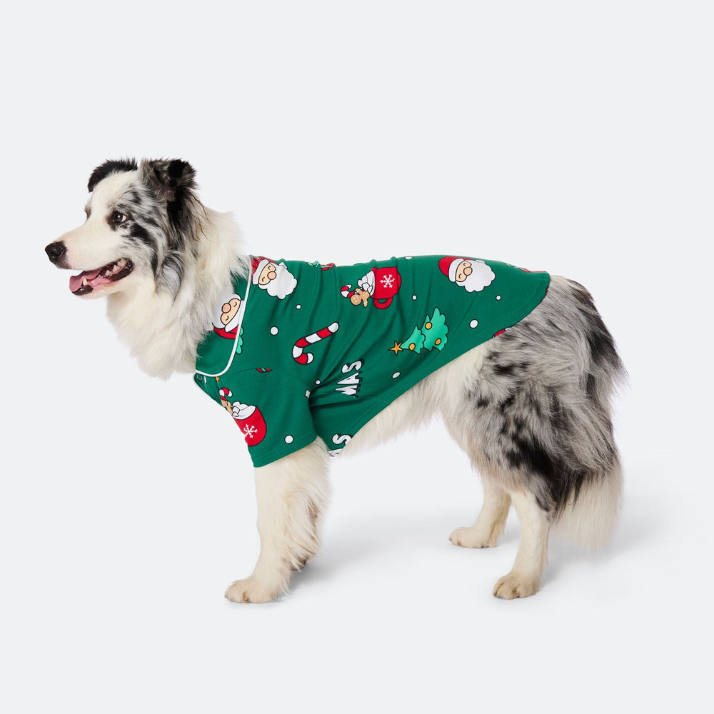 Groene Xmas Kerstpyjama voor Honden