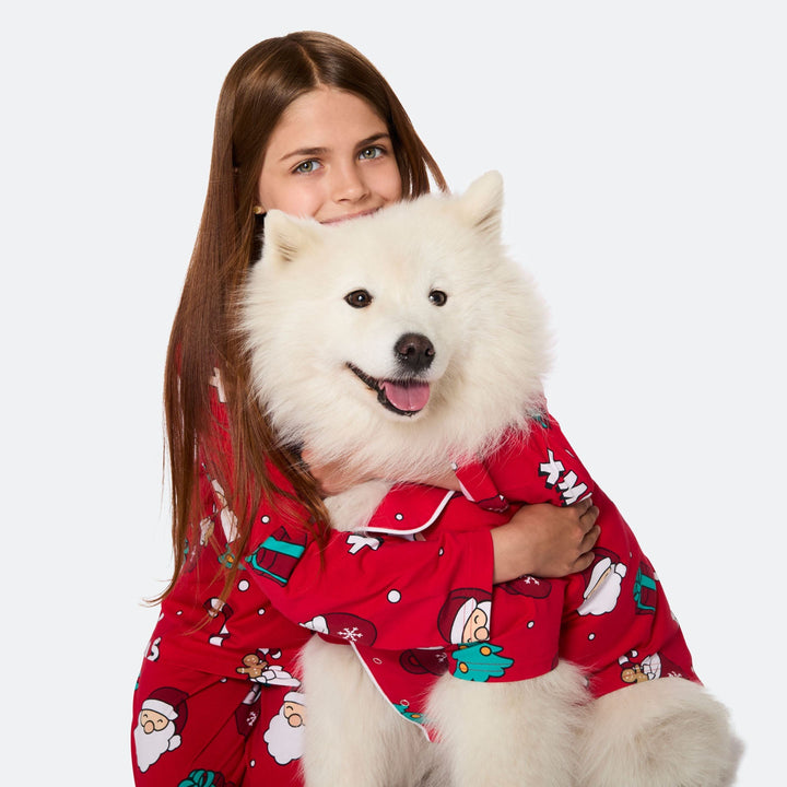 Rode Xmas Kerstpyjama voor Honden
