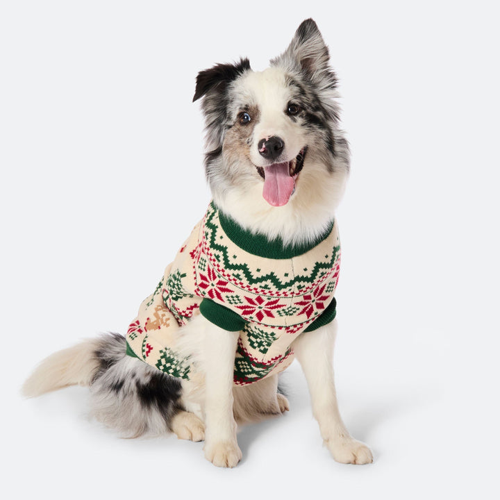 Retro Kerstboom Kersttrui voor Honden
