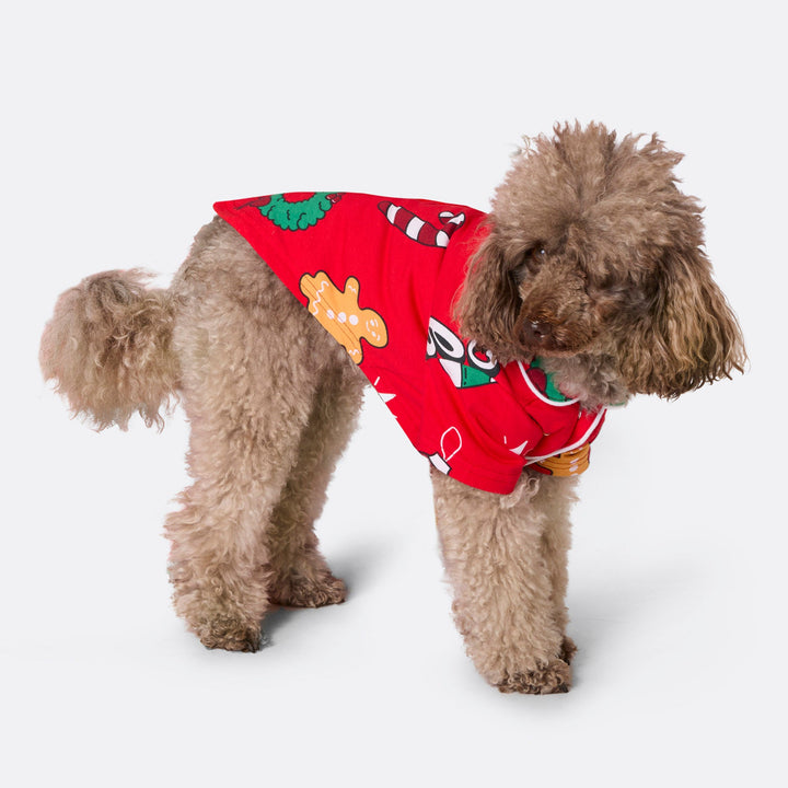 Rode Hohoho Kerstpyjama voor Honden